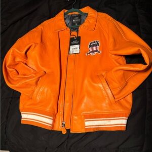 - Avirex men’s icon jacket leather